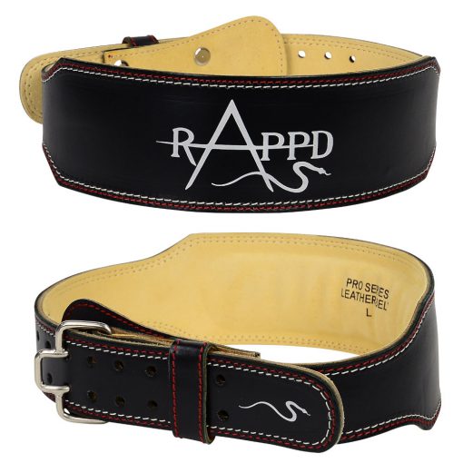 Rappd Leather Weight Lifting Belt 4″ Buffalo - Edge Sports Supplements